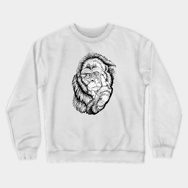 Pick your nose Crewneck Sweatshirt by GnarlyBones